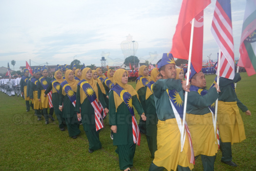 Perbarisan Sempena Sambutan Hari Kebangsaan Ke-62