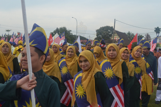 Perbarisan Sempena Sambutan Hari Kebangsaan Ke-62