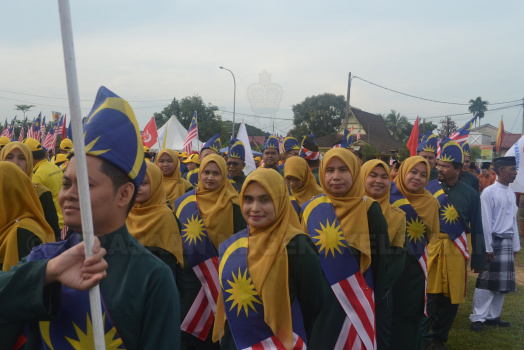Perbarisan Sempena Sambutan Hari Kebangsaan Ke-62