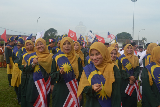 Perbarisan Sempena Sambutan Hari Kebangsaan Ke-62