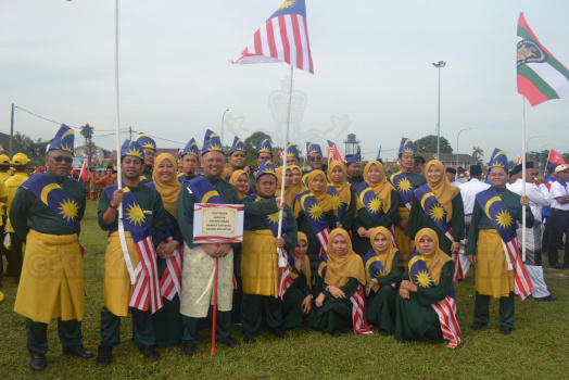 Perbarisan Sempena Sambutan Hari Kebangsaan Ke-62