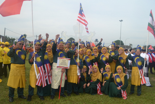 Perbarisan Sempena Sambutan Hari Kebangsaan Ke-62