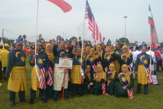 Perbarisan Sempena Sambutan Hari Kebangsaan Ke-62