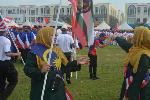 Perbarisan Sempena Sambutan Hari Kebangsaan Ke-62