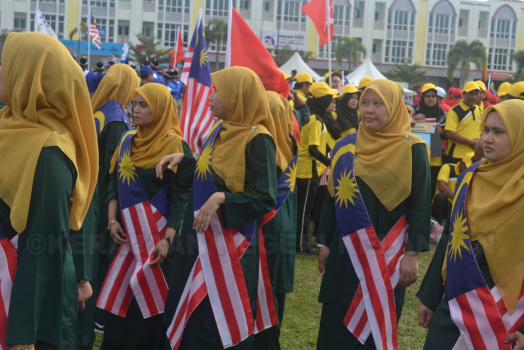 Perbarisan Sempena Sambutan Hari Kebangsaan Ke-62