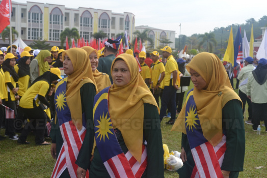 Perbarisan Sempena Sambutan Hari Kebangsaan Ke-62