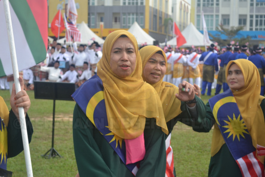 Perbarisan Sempena Sambutan Hari Kebangsaan Ke-62