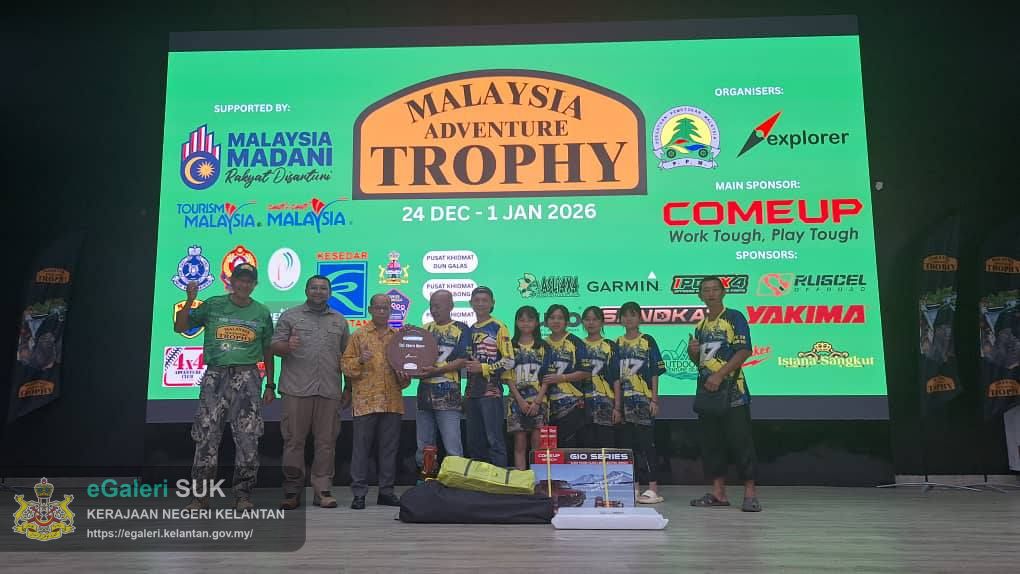 YABRS KETUA JAJAHAN GUA MUSANG MEMENUHI JEMPUTAN KE ACARA ‘FLAG OFF’  MALAYSIA ADVENTURE TROPHY KELANTAN 2025