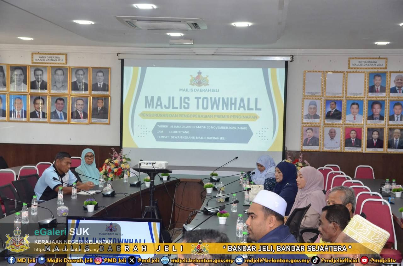 MAJLIS TOWNHALL HOTEL/RESORT/CHALET/HOMESTAY/RUMAH PENGINAPAN TAHUN 2025