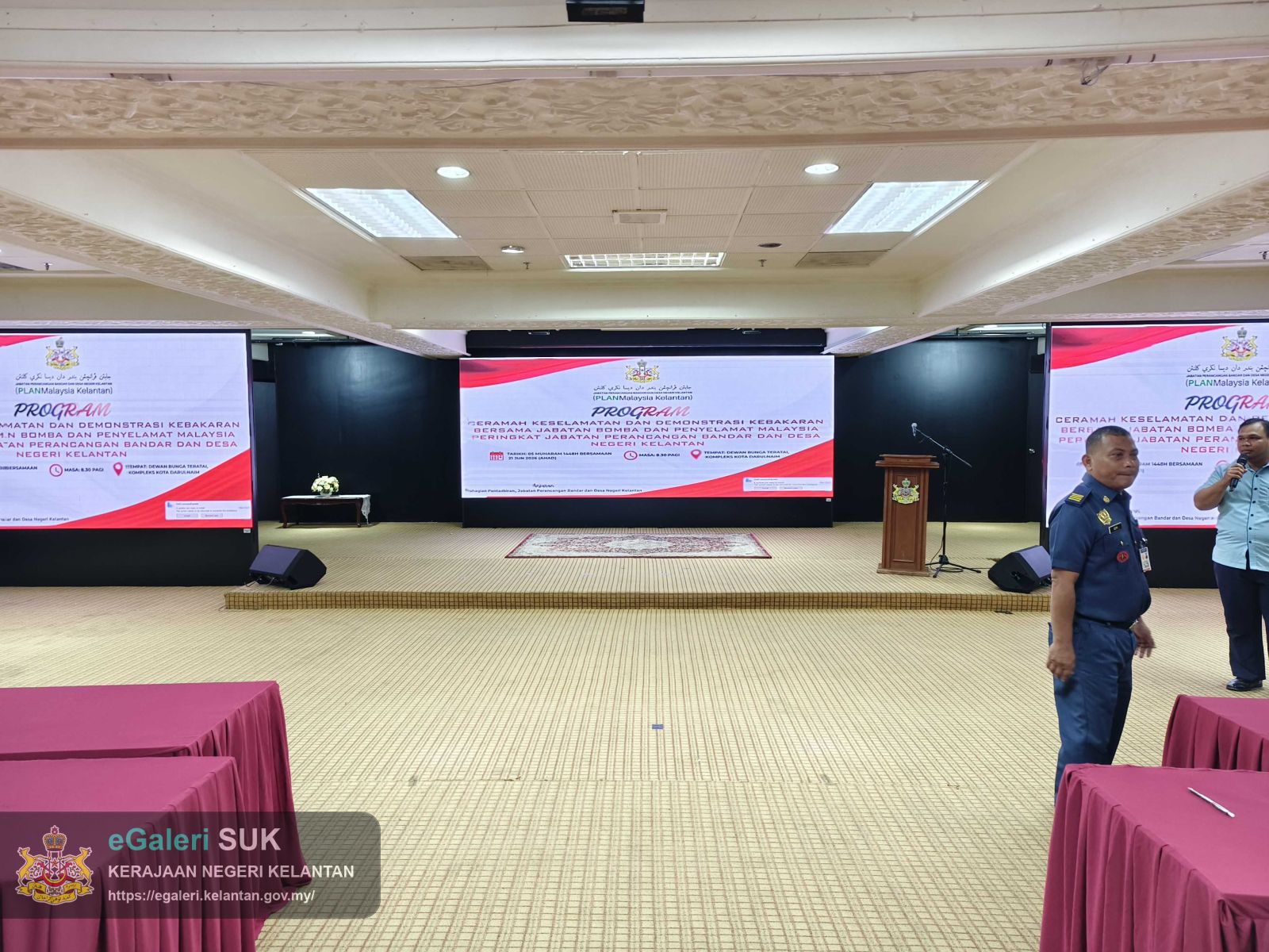 21 JUN 2026 Program Ceramah Keselamatan dan Demonstrasi Kebakaran bersama Jabatan Bomba dan Penyelamat Malaysia