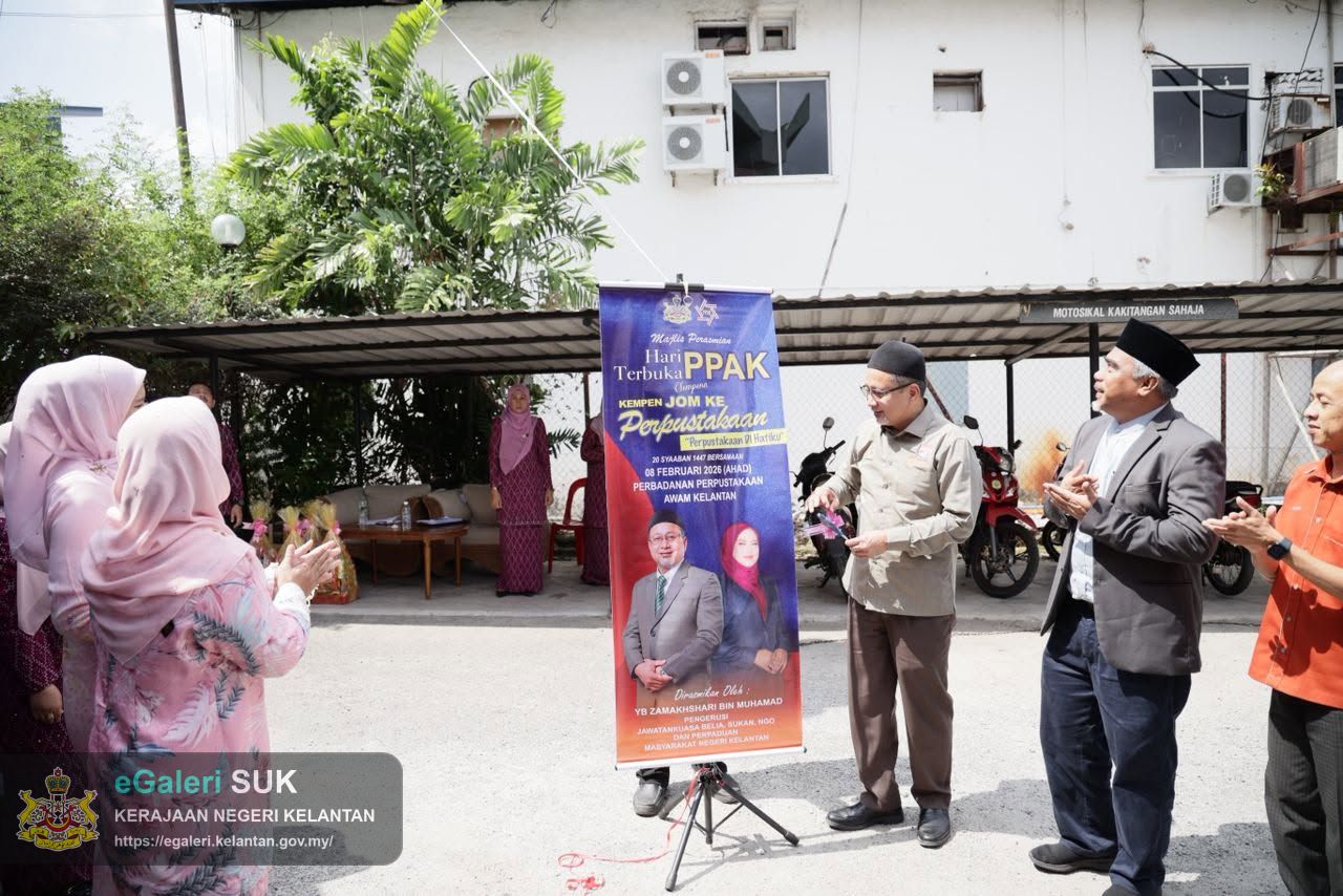 Majlis Perasmian Program Hari Terbuka PPAK Sempena Kempen Jom Ke Perpustakaan Perpustakaan di Hatiku 2026 oleh YB Zamakhshari Bin Muhamad