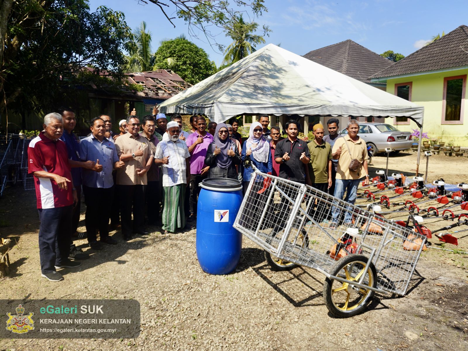 Majlis Perasmian dan Penyerahan Bantuan Pemprosesan Makanan Ruminan Berasaskan Sumber Hijau