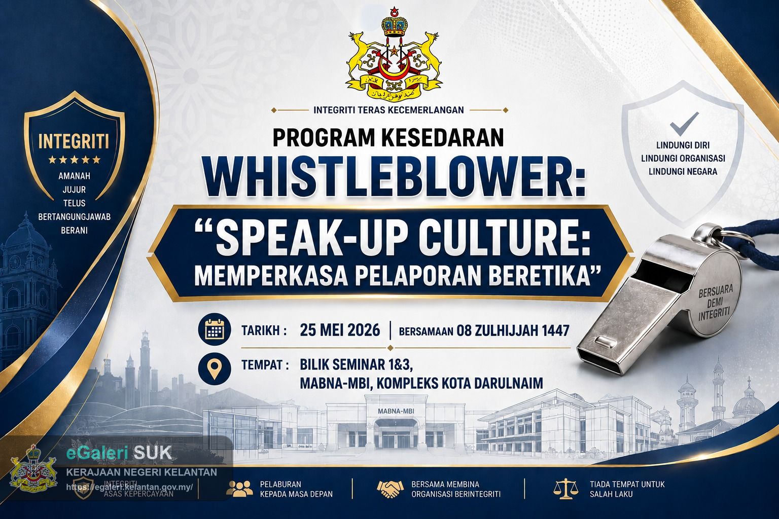 Program Kesedaran Whistleblowing Speak Up Culture Memperkasa Pelaporan Beretika
