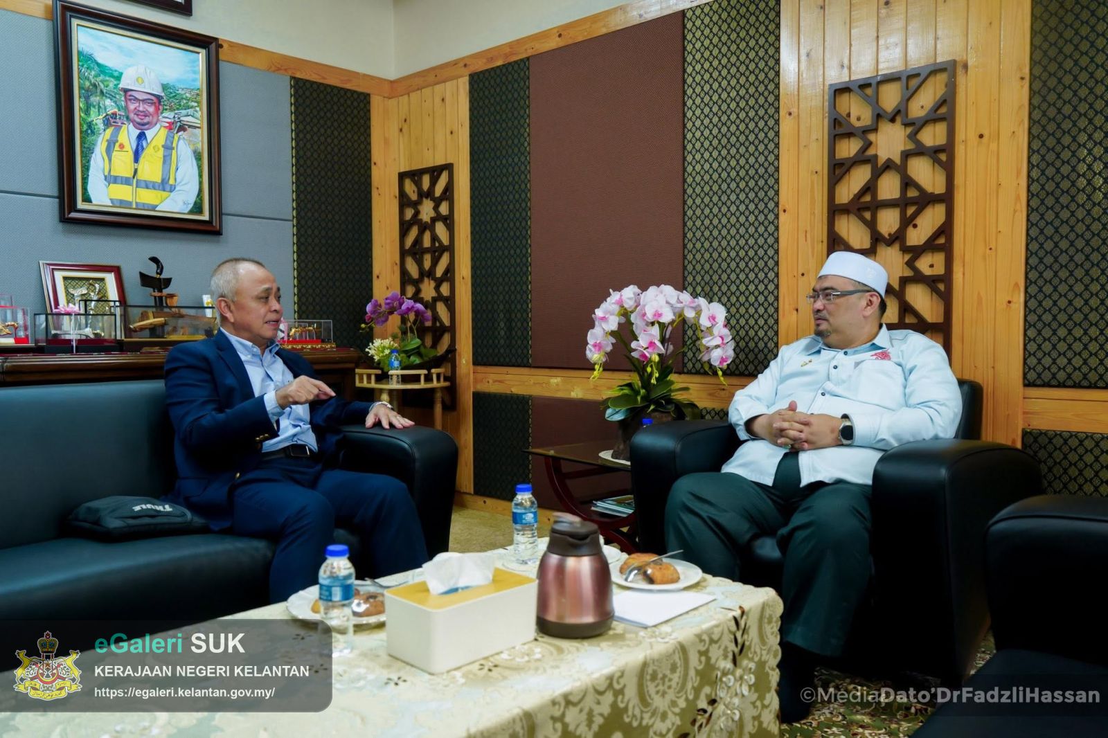 Kunjungan Hormat Daripada Ketua Pegawai Eksekutif Baharu Perbadanan Menteri Besar Kelantan PMBK  Dr Zulkufli Zakaria