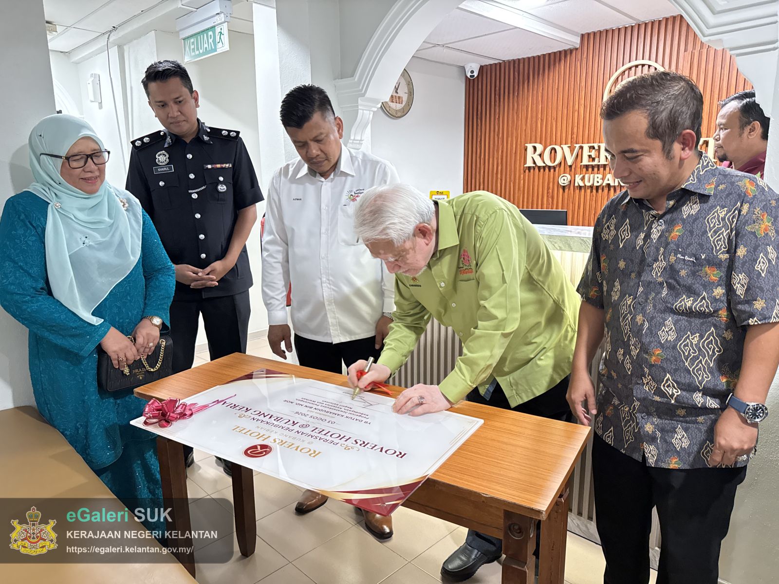 MAJLIS PERASMIAN PEMBUKAAN ROVERS HOTEL  KUBANG KERIAN