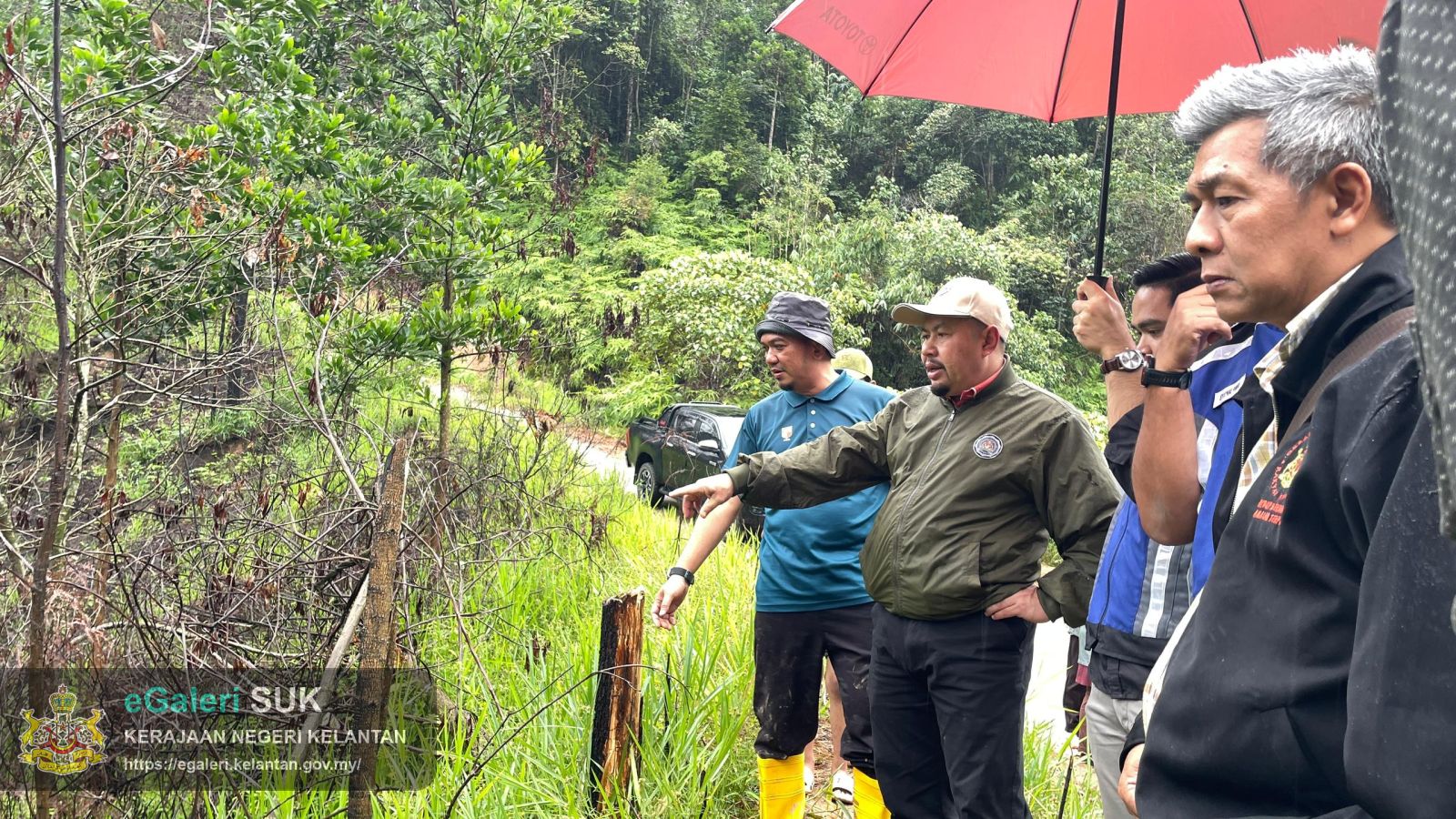 LAWATAN TAPAK DAN MESYUARAT PENYELARASAN DAN LAWATAN TAPAK BAGI ANCAMAN KESELAMATAN KOLAM TAKUNGAN AIR DI POS BROOKE, LOJING, KELANTAN