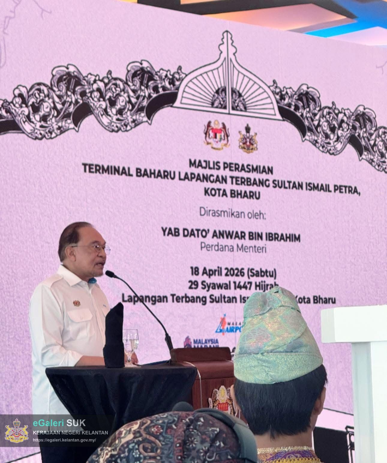 PERASMIAN TERMINAL BAHARU LAPANGAN TERBANG SULTAN ISMAIL PETRA LTSIR KOTA BHARU