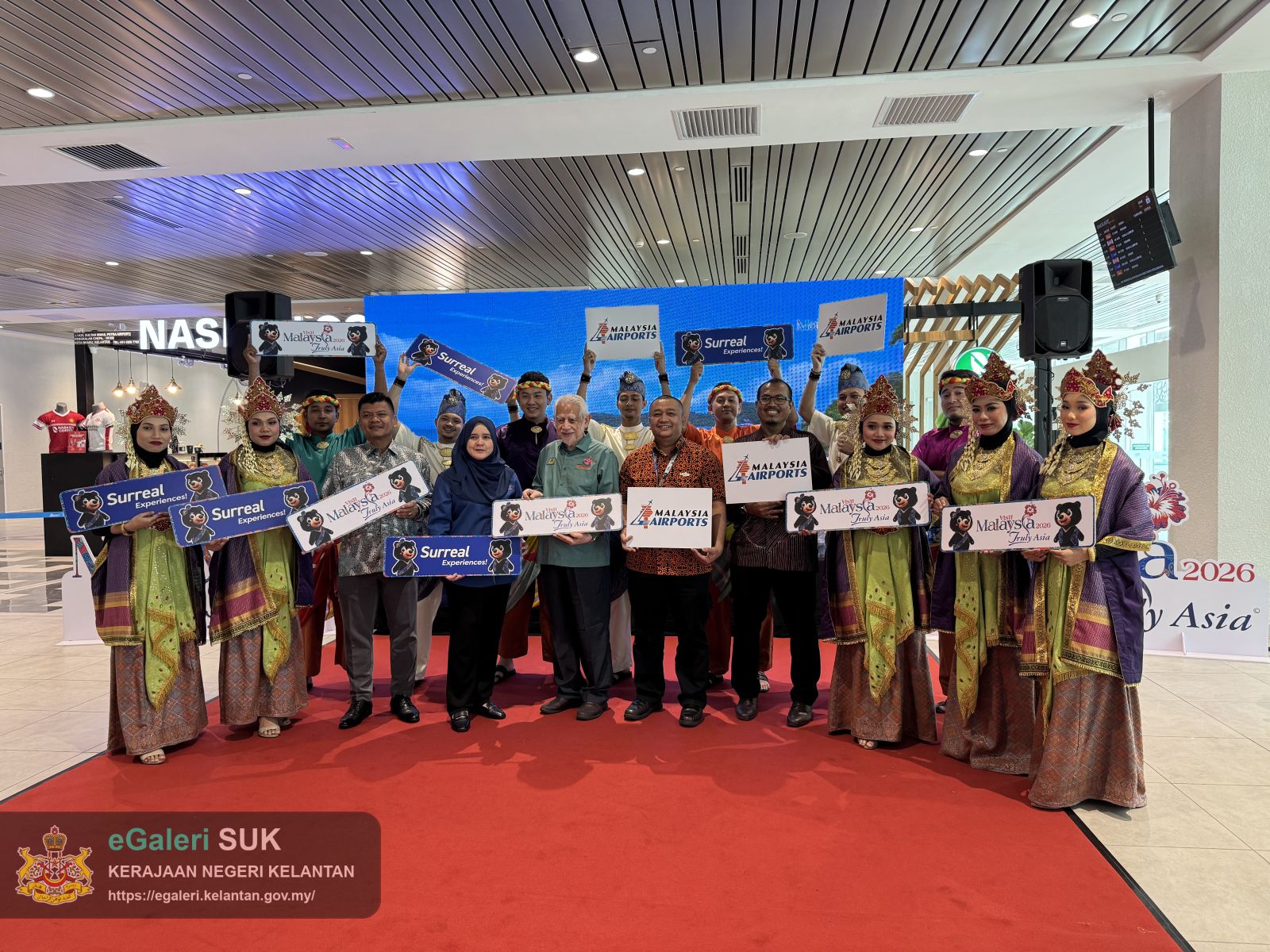 SAMBUTAN VISIT MALAYSIA 2026 DI LAPANGAN TERBANG SILTAN ISMAIL PETRA KOTA BHARU 2026