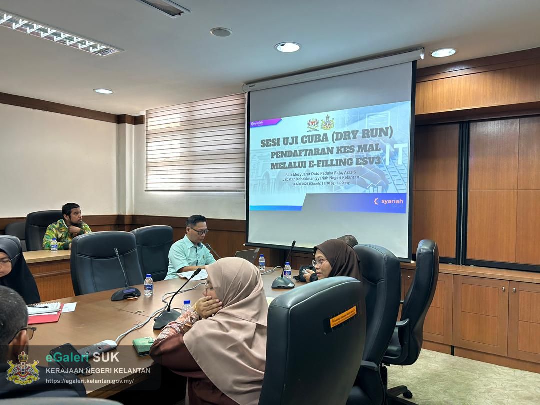 SESI UJI CARA DRY RUN PENDAFTARAN KES MAL MELALUI EFILING ESV3