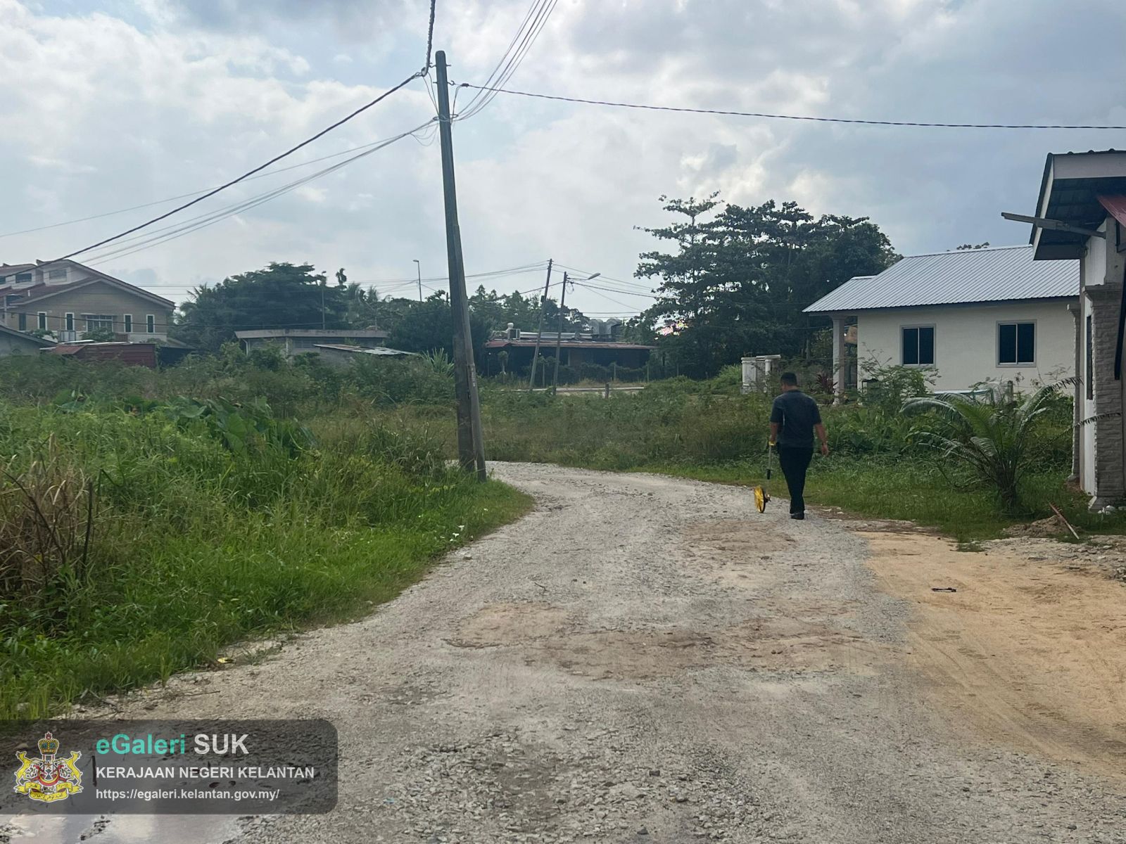 Lawatan Bagi Permohonan Jalan Kg Kebakat Wakaf Bharu