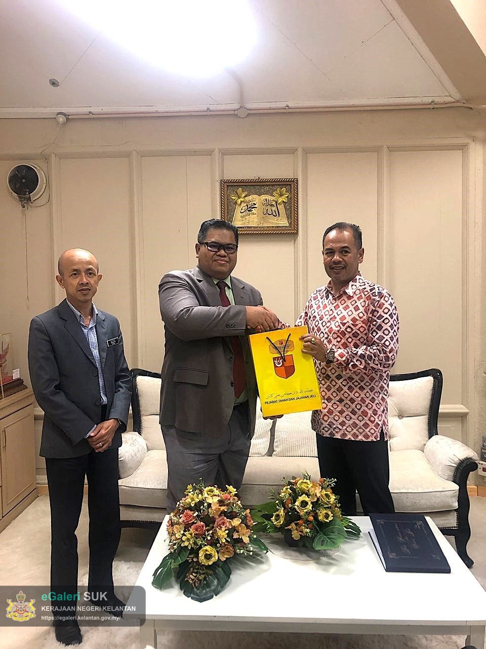 Kunjungan Hormat Majlis Keselamatan Negara MKN Negeri Kelantan Ke Pejabat Tanah Dan Jajahan Jeli