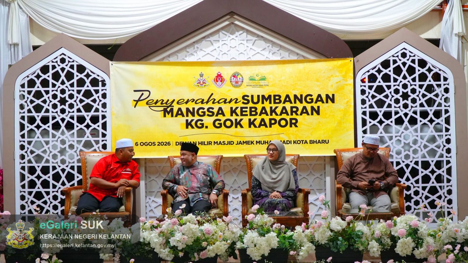 Majlis Penyampaian Sumbangan Kepada Mangsa Kebakaran Kampung Gok Kapur