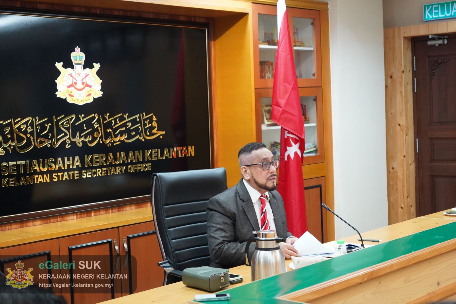 MESYUARAT PENYELARASAN INFRASTRUKTUR JALAN BAGI PROJEK PEMBANGUNAN TANAH TINGGI DI GUNUNG CHAMAH MUKIM ULU NENGGIRI DAERAH BERTAM JAJAHAN GUA MUSANG KELANTAN