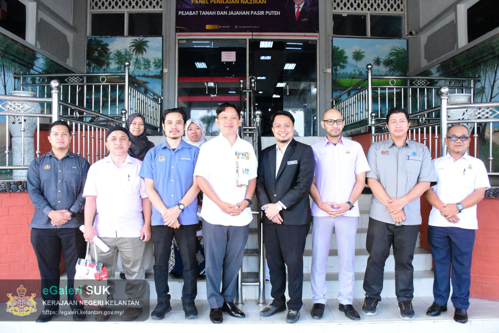 Lawatan Kerja IADA Kemasin Semerak dan wakil Kementerian Pertanian dan Keterjaminan Makanan KPKM
