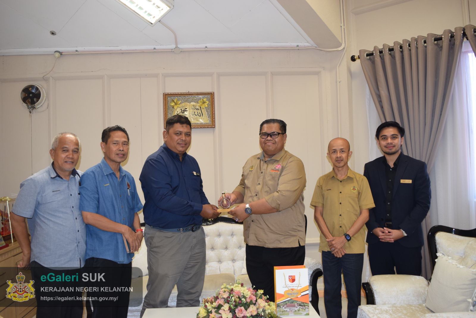 Kunjungan Hormat Pegawai Belia Dan Sukan Daerah Jeli Ke Pejabat Tanah Dan Jajahan Jeli