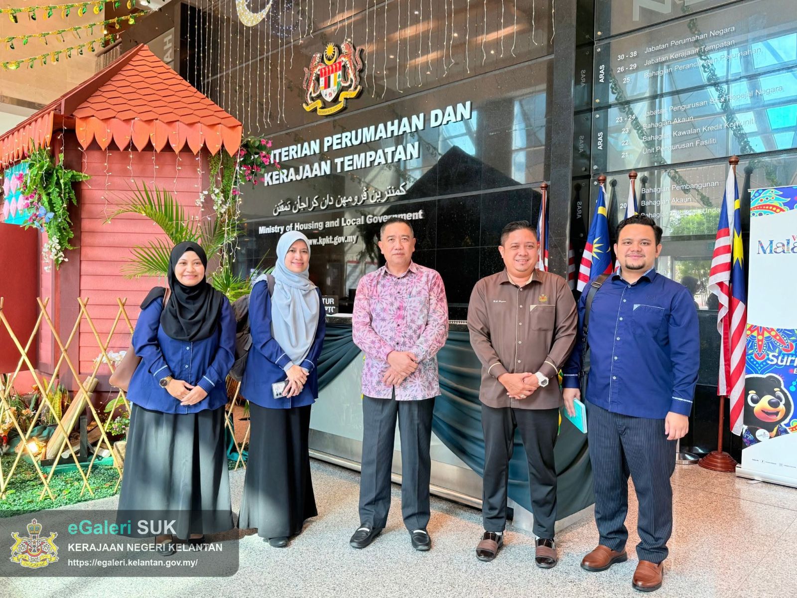 KUNJUNGAN HORMAT PEJABAT SUK KELANTAN KE JKT  KPKT