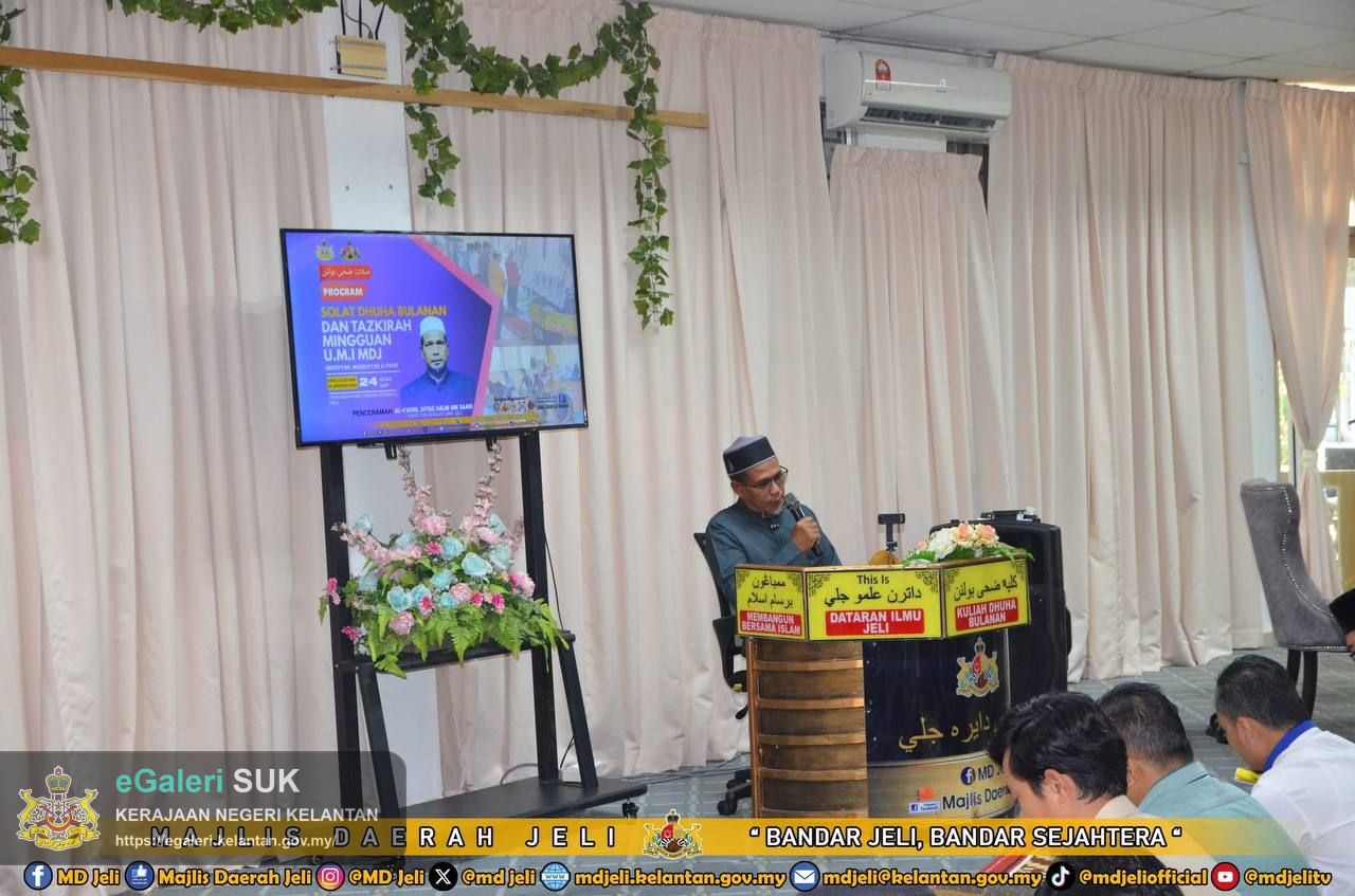 TAKZIRAH MINGGUAN(UMI) MAJLIS DAERAH JELI