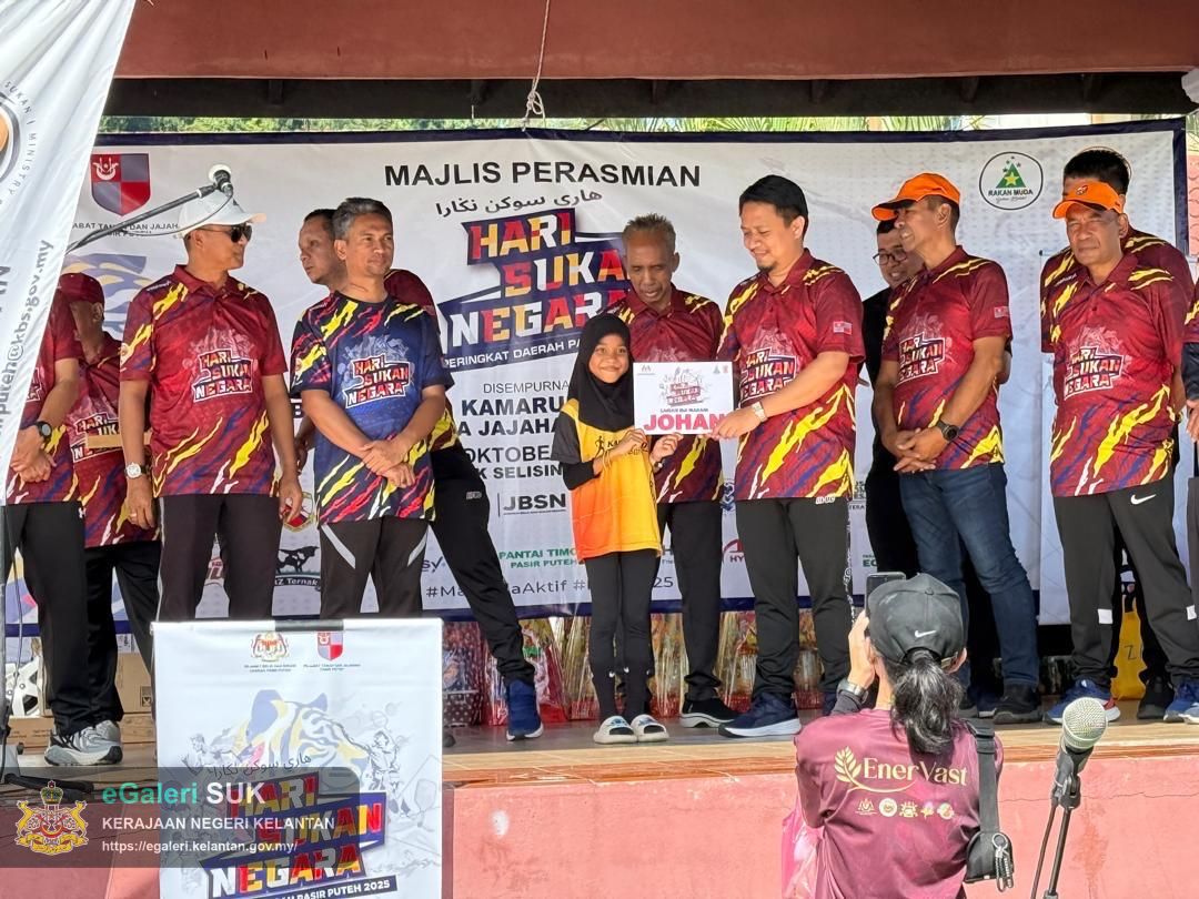 Hari Sukan Negara 2025 Meriah di Pasir Puteh