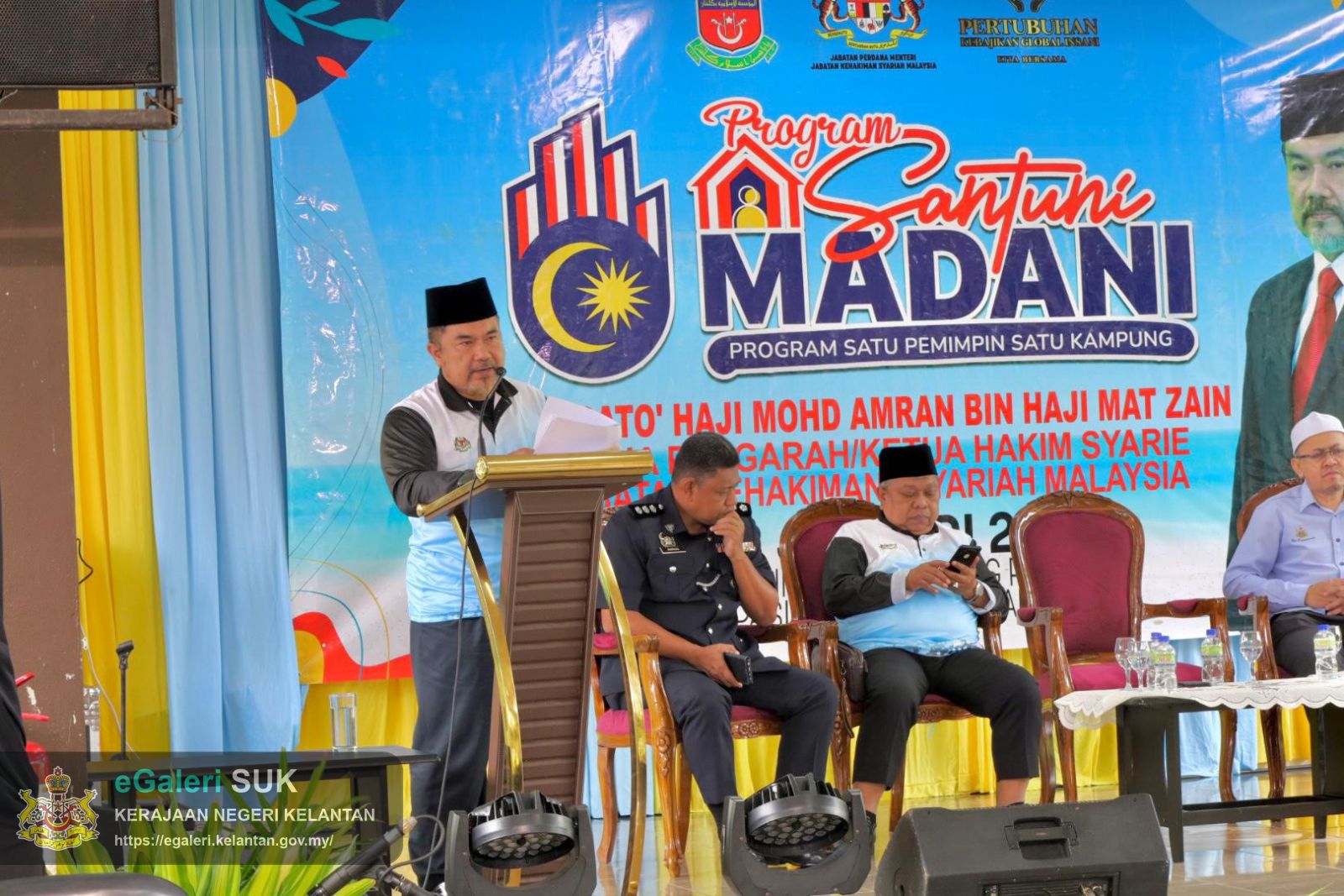 PERASMIAN SEMPENA PROGRAM SANTUNI MADANI JABATAN KEHAKIMAN SYARIAH MALAYSIA DI KAMPUNG PERMATANG RAMBAI