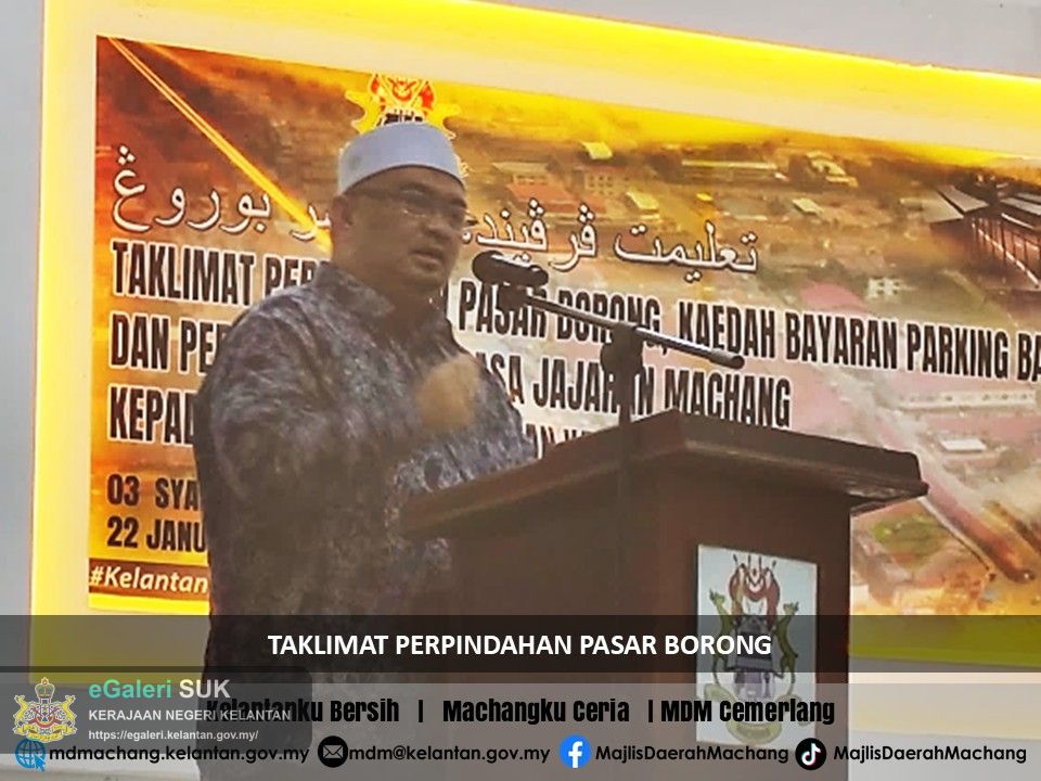 TAKLIMAT PERPINDAHAN PASAR BORONG