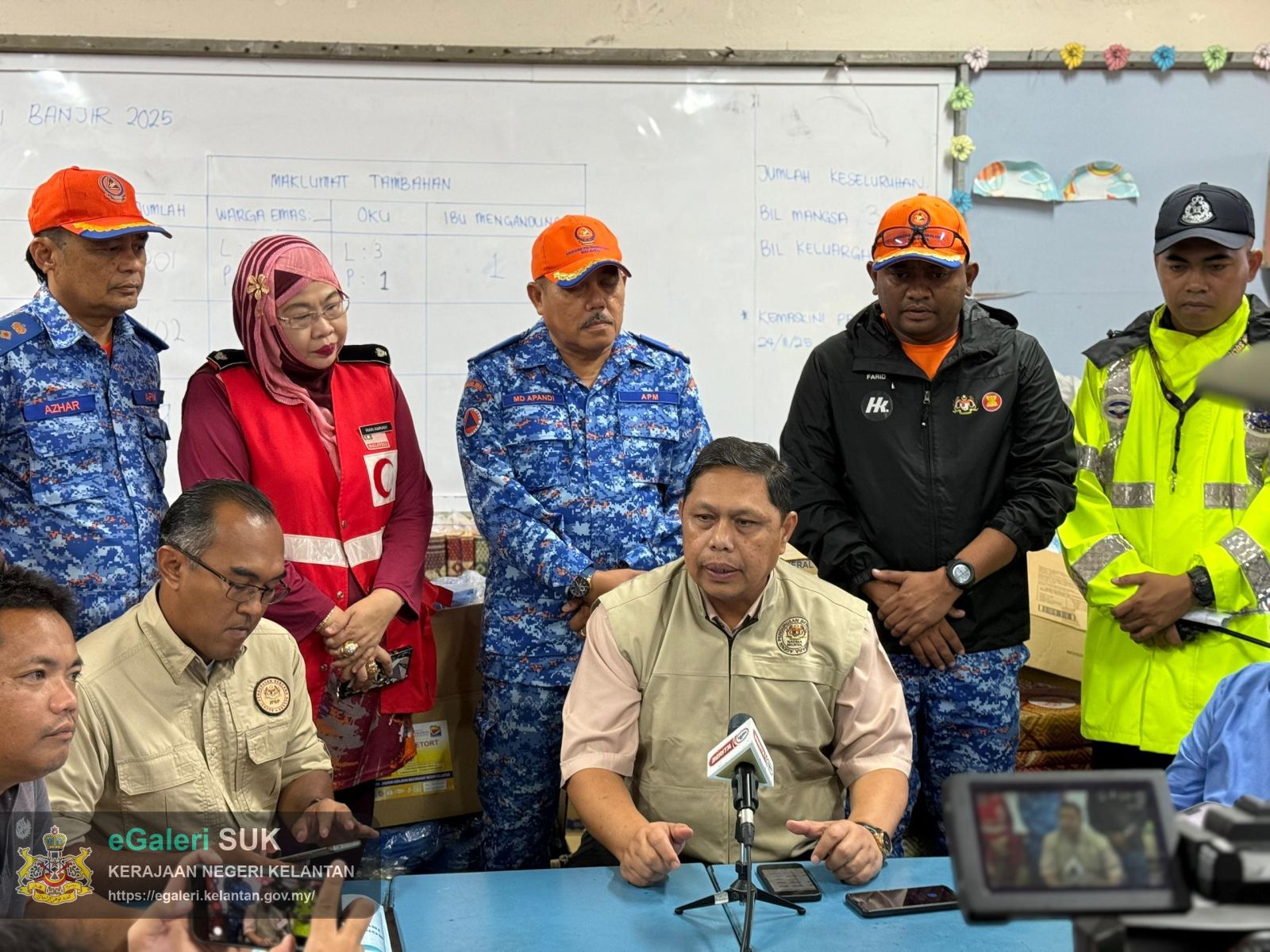 LAWATAN KERJA KETUA PENGARAH AGENSI PENGURUSAN BENCANA NEGARA (NADMA) KE NEGERI KELANTAN
