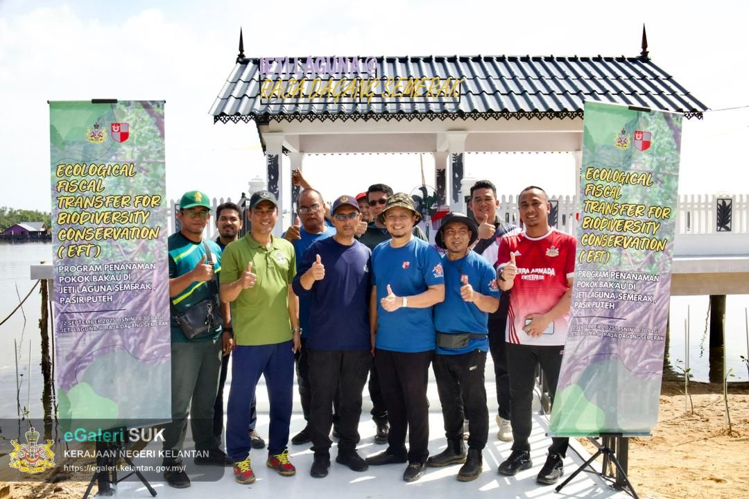 Program Penanaman Pokok Bakau Di Jeti Laguna Semerak Pasir Puteh