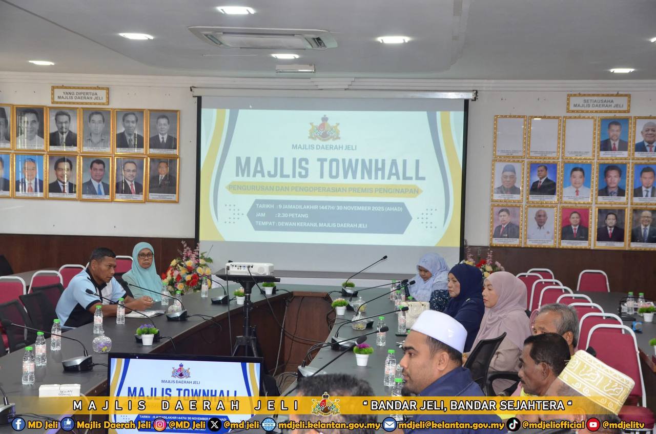 MAJLIS TOWNHALL HOTEL/RESORT/CHALET/HOMESTAY/RUMAH PENGINAPAN TAHUN 2025