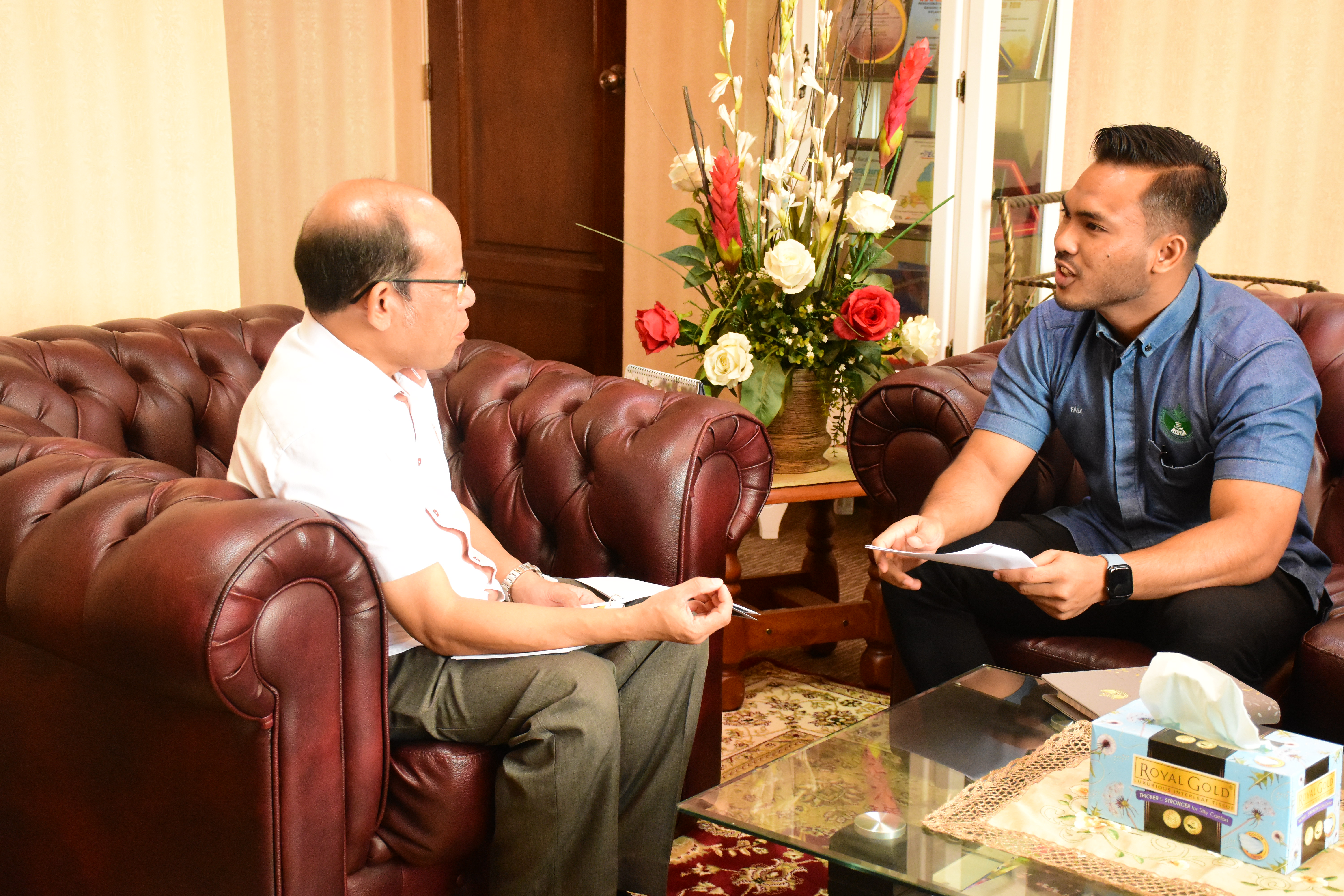 Kunjungan Hormat Daripada Pegawai RISDA Machang  Pasir Puteh