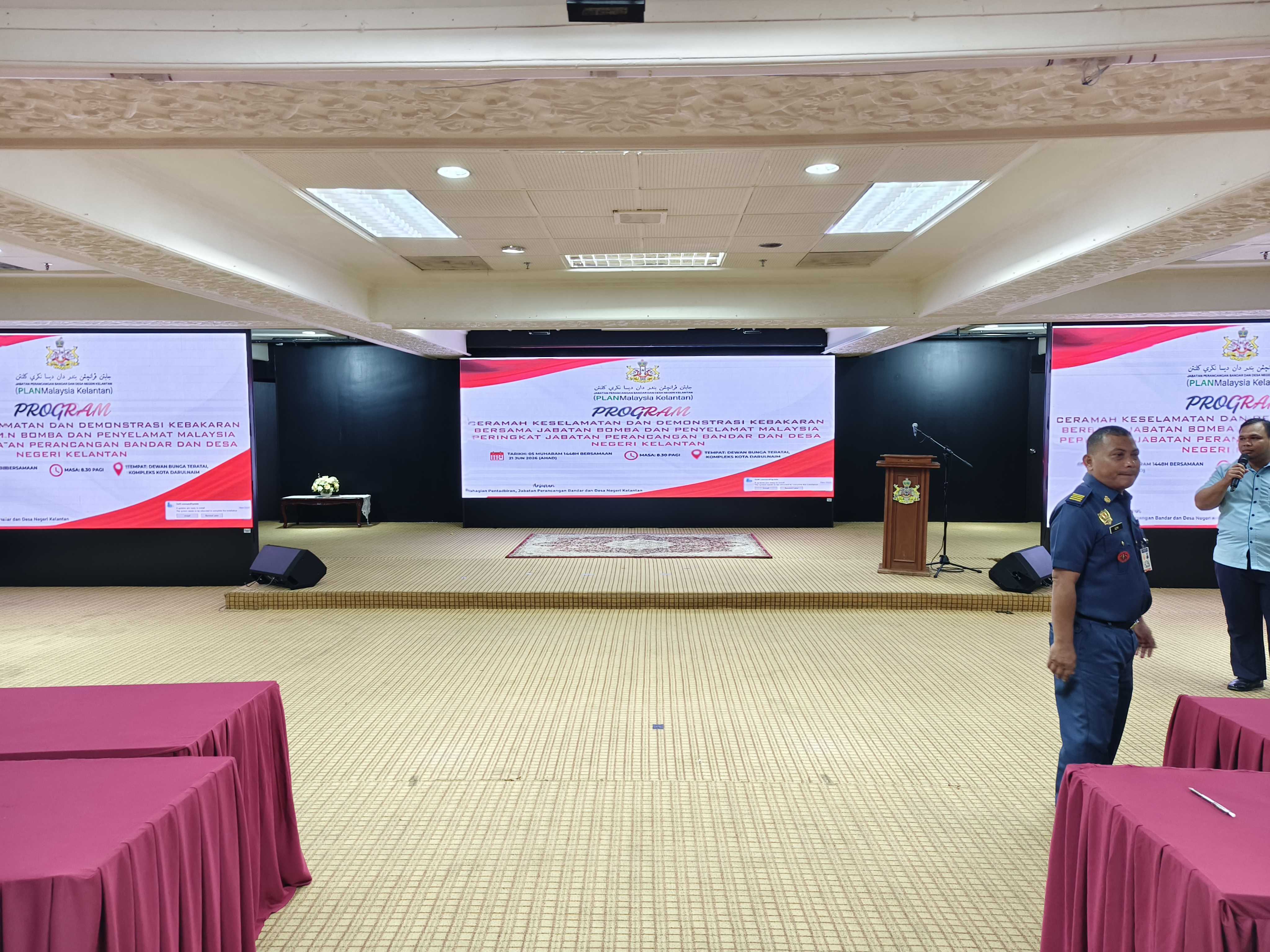 21 JUN 2026 Program Ceramah Keselamatan dan Demonstrasi Kebakaran bersama Jabatan Bomba dan Penyelamat Malaysia