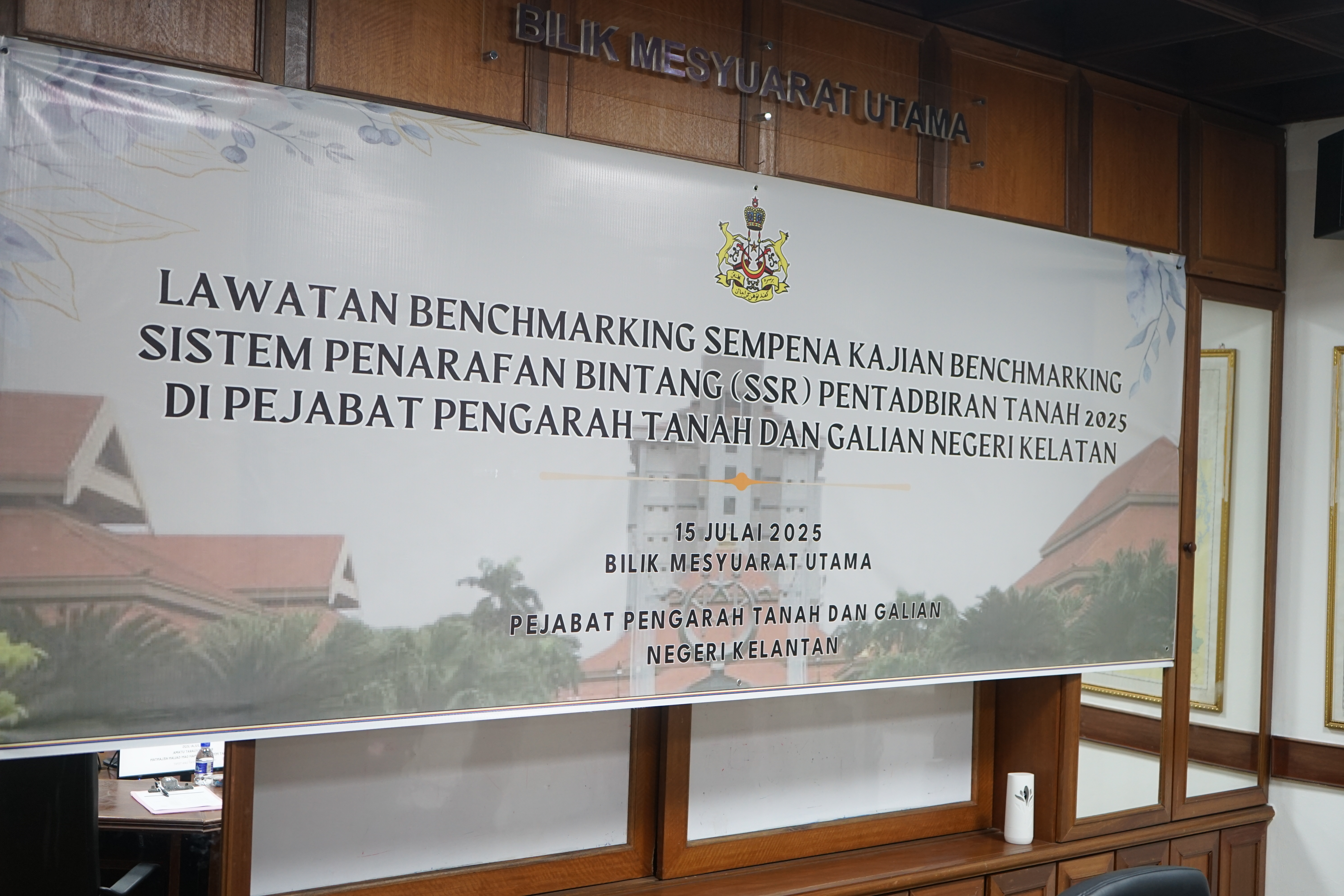 Lawatan Benchmarking Sempena Kajian Benchmarking SSR Pentadbiran Tanah 2025 di PTG Kelantan