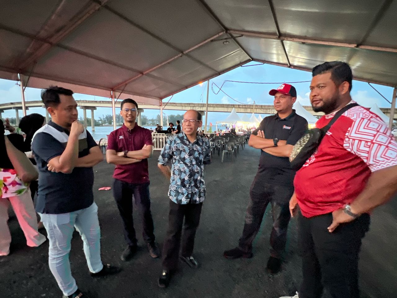 Lawatan Tuan DO ke Jeti APMM dan Jeti Pasir Puteh bagi persediaan Perasmian Jeti Tok Bali Pasir Puteh yang akan dirasmikan oleh YAB Dato Panglima Perang Menteri Besar Kelantan