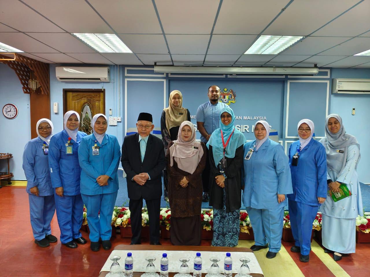 KUNJUNGAN HORMAT JABATAN MUFTI NEGERI KELANTAN KE HOSPITAL PASIR MAS PERKUKUH KEFAHAMAN FIQH PERUBATAN DAN RAWATAN ISLAM