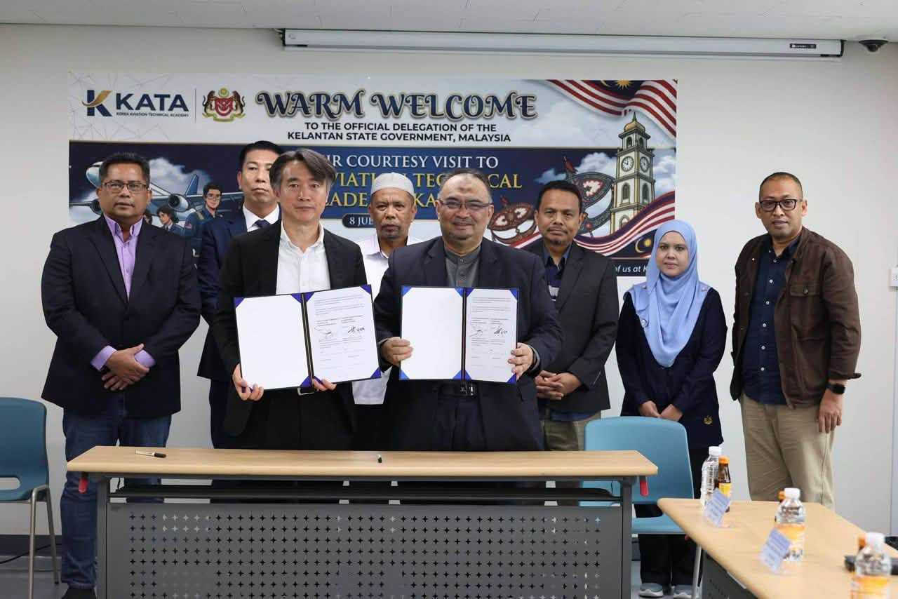 Memorandum Persefahaman MoU antara Yayasan Islam Kelantan YIK dan Korea Aviation Technical Academy KATA