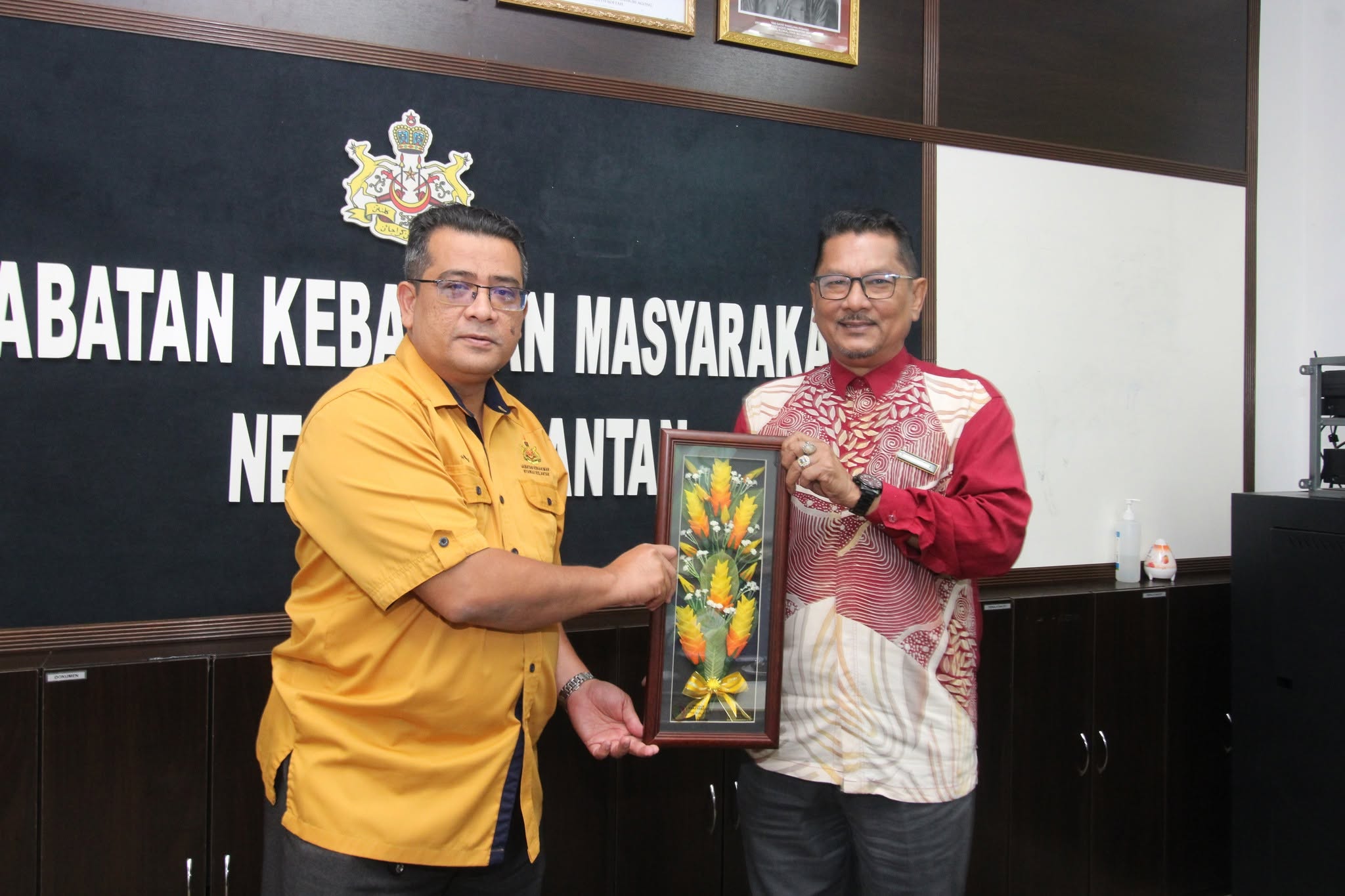Kunjungan Hormat Jabatan Kehakiman Syariah  Negeri Kelantan Ke Jabatan Kebajikan Masyarakat Negeri Kelantan