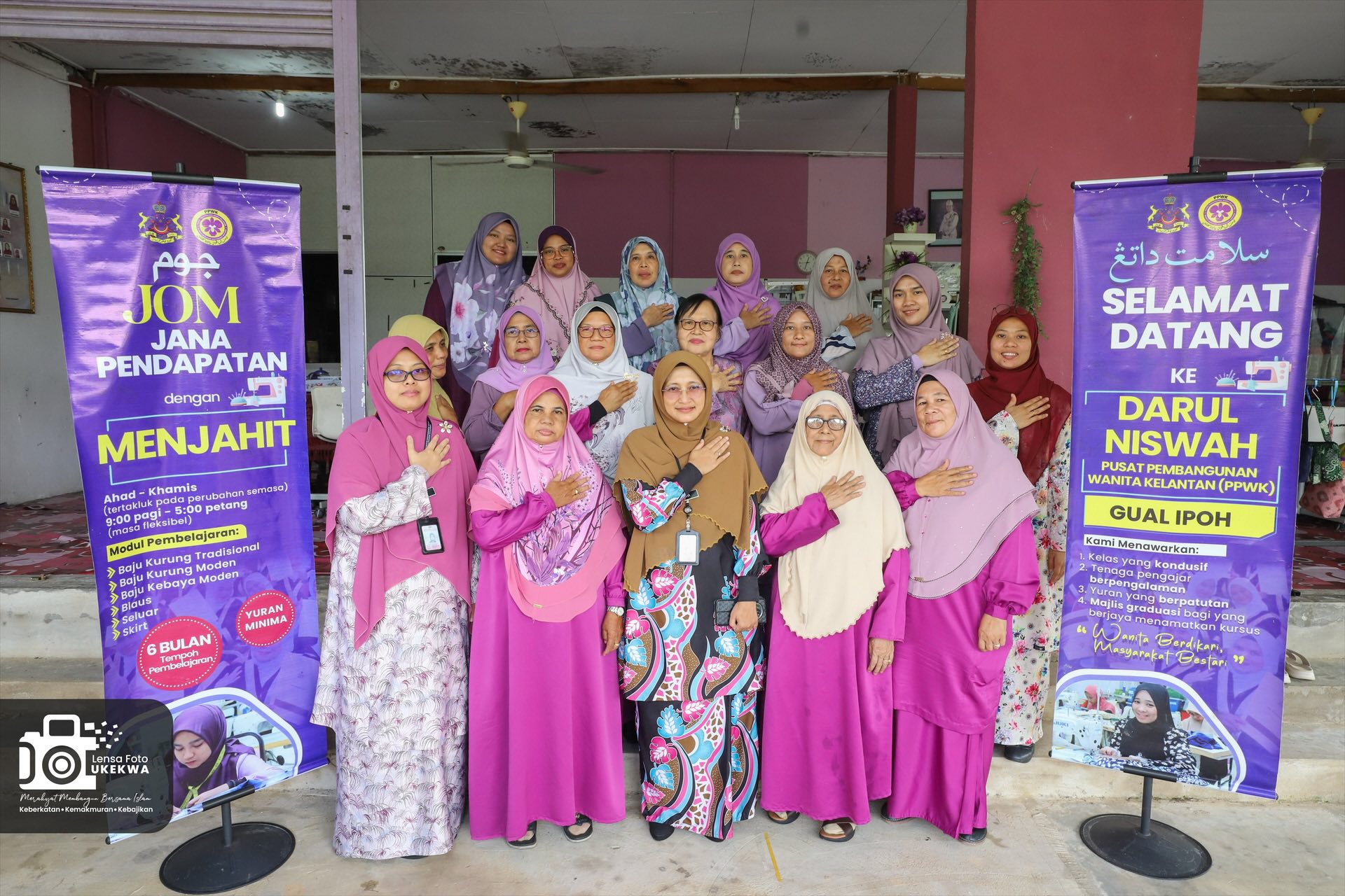 Lawatan kerja YABrs. Pn Pengarah U-KeKWa ke Darul Niswah (PPWK) Gual Ipoh