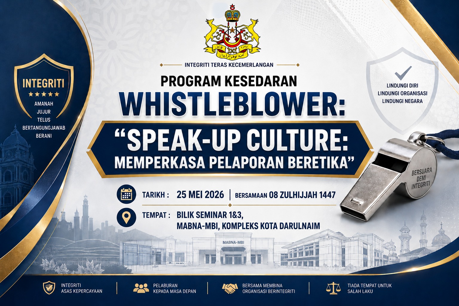 Program Kesedaran Whistleblowing Speak Up Culture Memperkasa Pelaporan Beretika