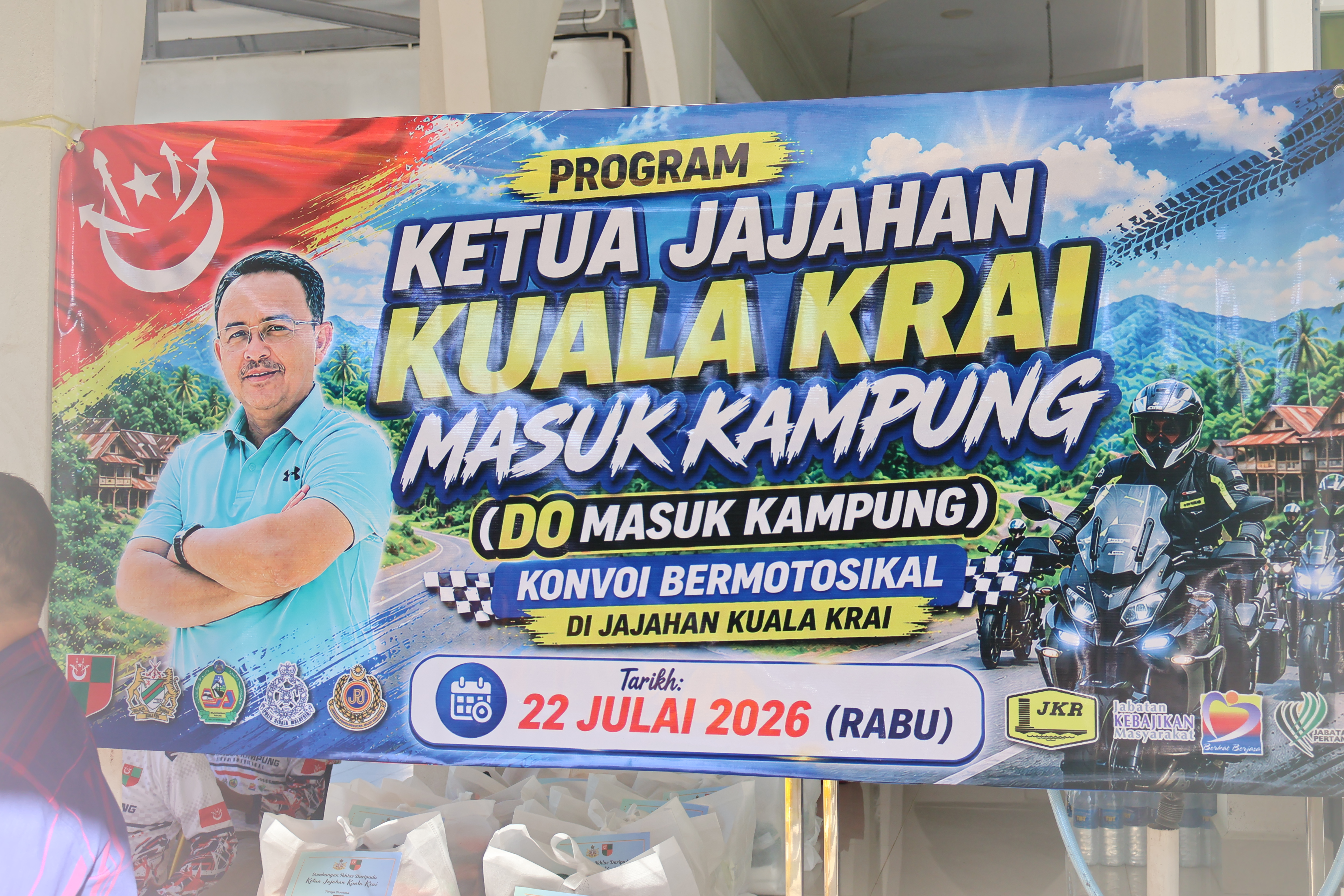 Program DO Masuk Kampung Kovoi Bermotorsikal