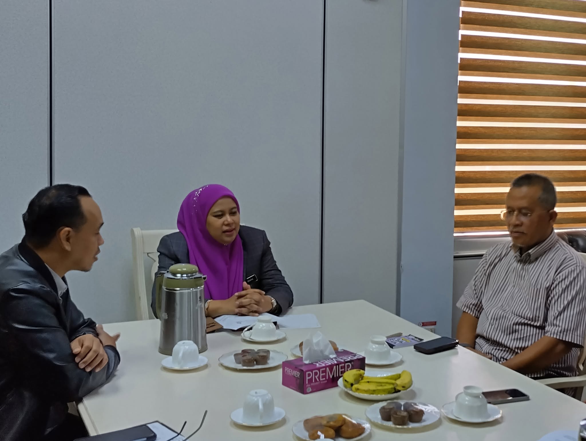 Kunjungan daripada Jawatankuasa Masjid Dhuyufur Rahman Mukim Padang Chenok Salor ke Perbadanan Perpustakaan Awam Kelantan