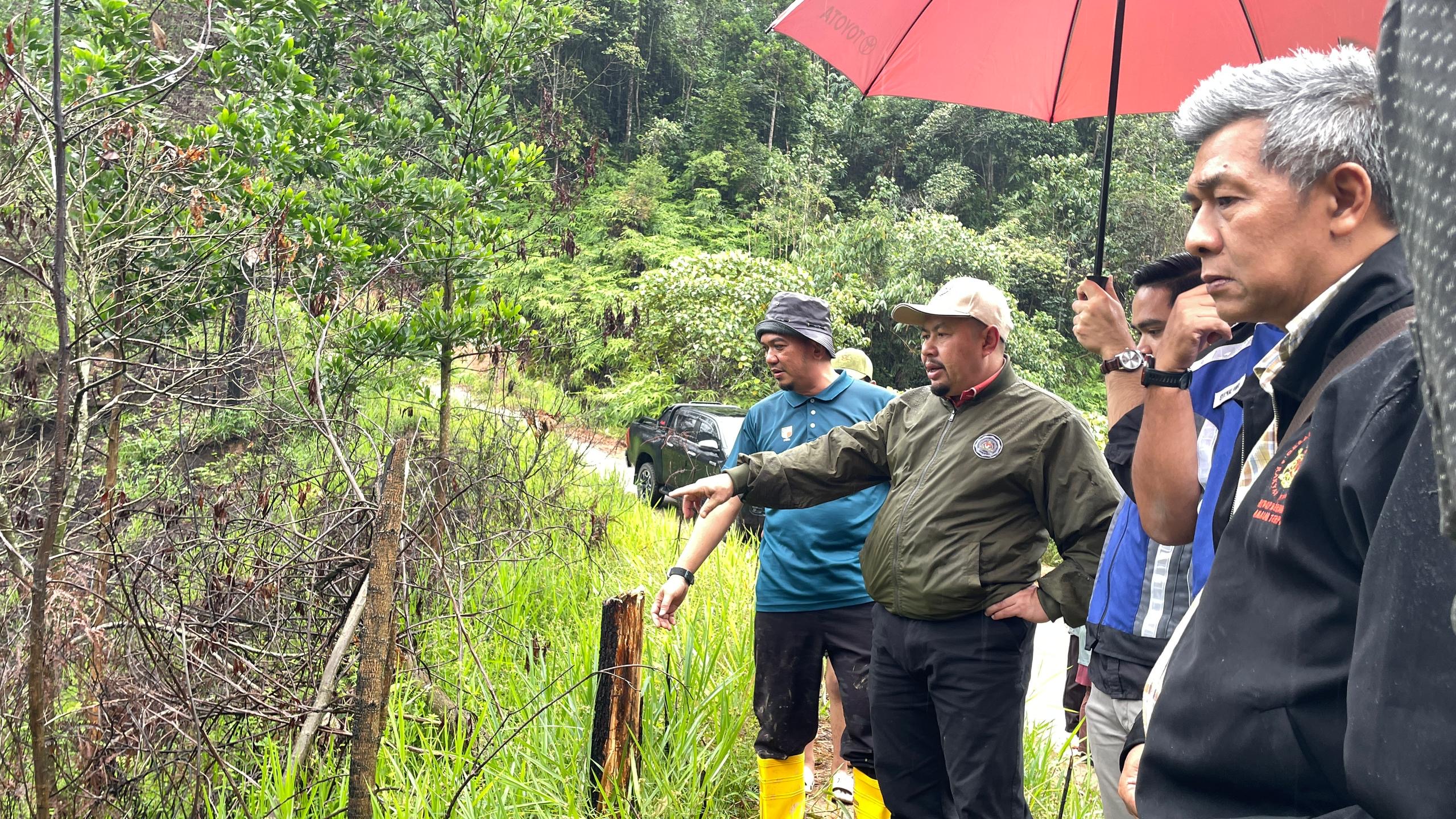 LAWATAN TAPAK DAN MESYUARAT PENYELARASAN DAN LAWATAN TAPAK BAGI ANCAMAN KESELAMATAN KOLAM TAKUNGAN AIR DI POS BROOKE, LOJING, KELANTAN