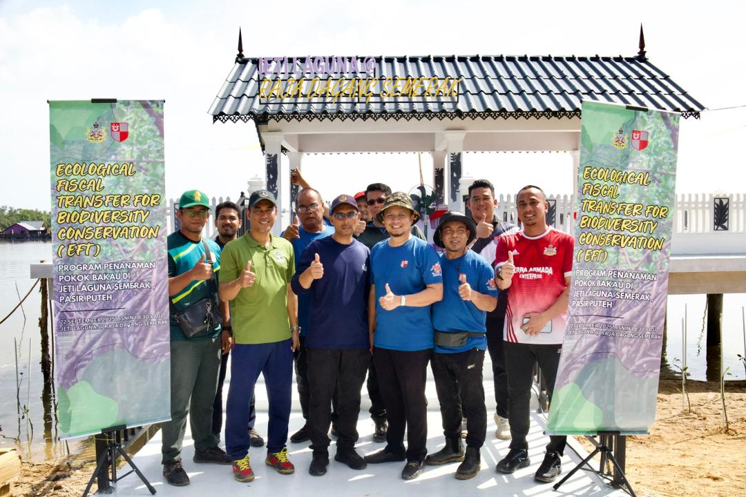 Program Penanaman Pokok Bakau Di Jeti Laguna Semerak Pasir Puteh